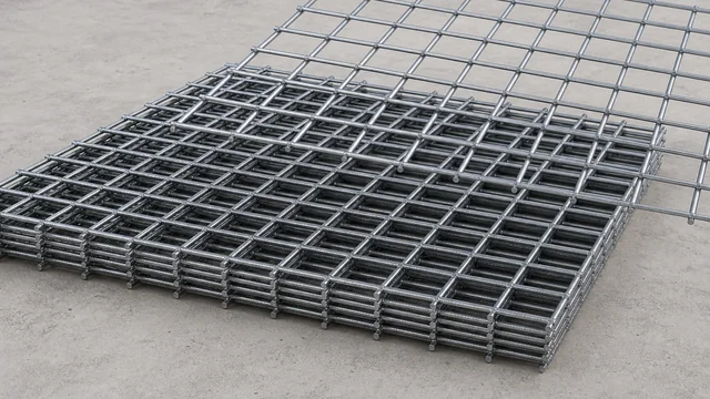 Construction reinforcement mesh panels